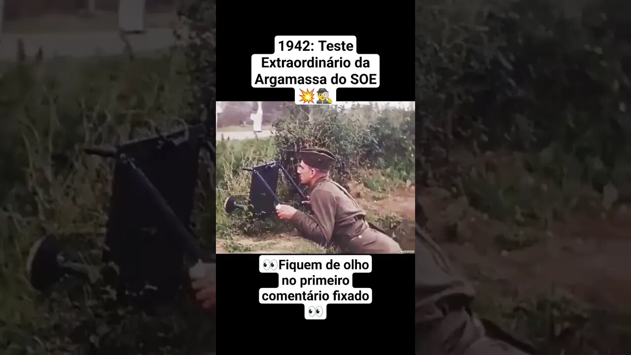 1942: Teste Extraordinário da Argamassa do SOE 💥🕵️‍♂️