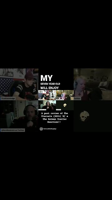 Clip #10 of a past review of the Eternals (2021) W/ a The Batman Trailer Reaction!! #thebatman