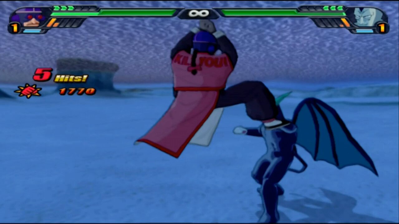 -Cyborg Tao- Vs. Devilman {Budokai Tenkaichi 3}