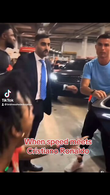 Speed meet’s Cristiano Ronaldo