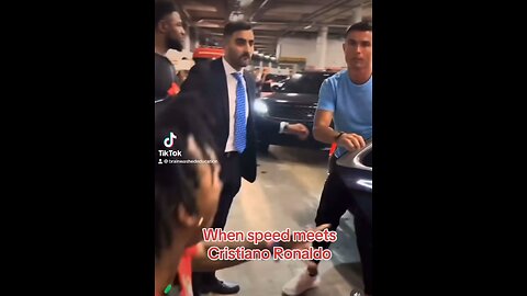 Speed meet’s Cristiano Ronaldo