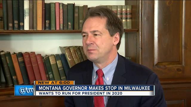 Possible 2020 presidential candidate Steve Bullock visits Milwaukee