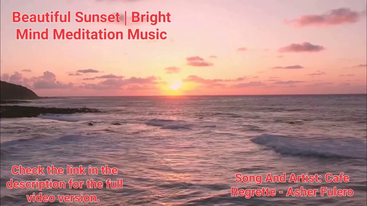 3 Min Of Beautiful Sunset | Bright Mind Meditation Music #beautiful #sunset @Meditation Channel