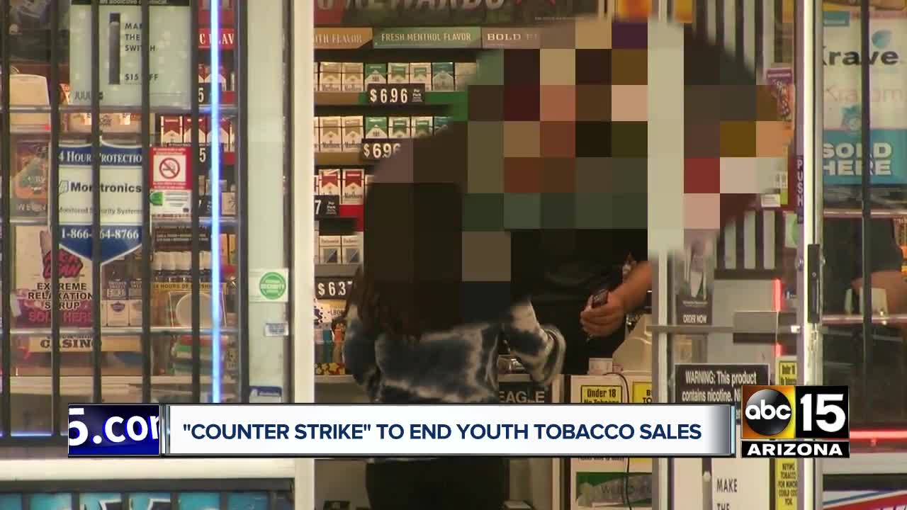 "Operation Counter Strike" to end youth tobacco sales