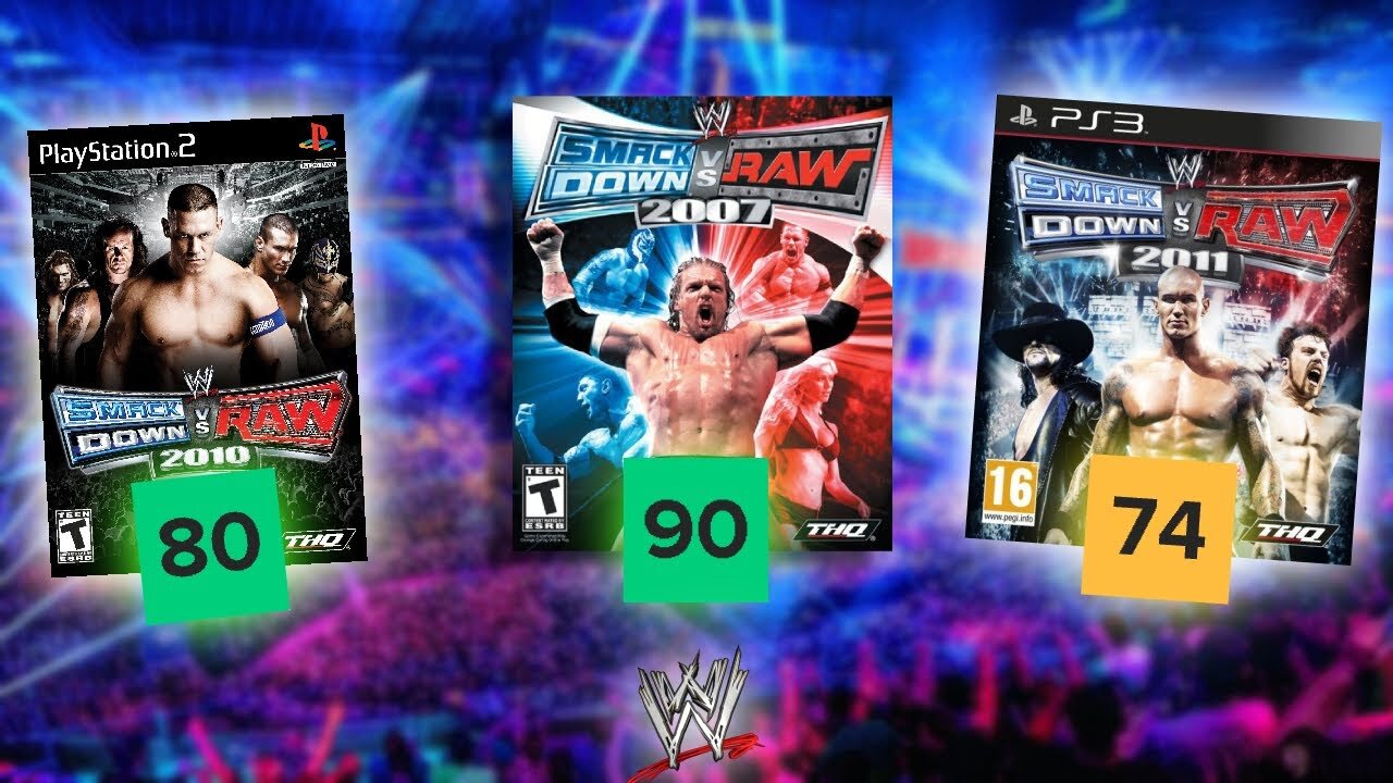 Probé TODOS los juegos de SMACKDOWN VS. RAW 🤩🎮