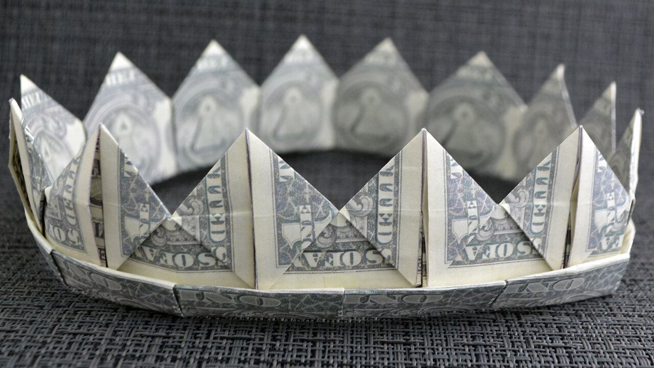 My MONEY CROWN | New Design 2022 for Graduation | Dollar Origami | Tutorial DIY by NProkuda