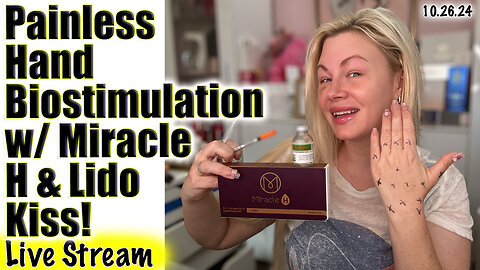 Live Painless Hand BIostimulation w/ Miracle H & Lido Kiss! AceCosm.com And code Jessica10 Saves