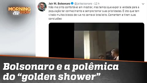 Bolsonaro critica bloco de Carnaval e pergunta o que é “golden shower”