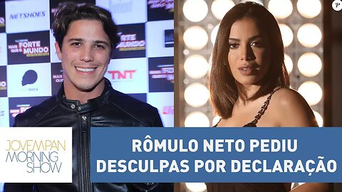 Anitta diz que Rômulo Neto pediu desculpas por declaração: “não me conhece” | Morning Show