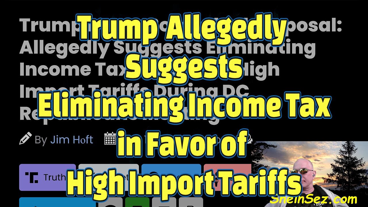 Trump Allegedly Suggests Eliminating Income Tax in Favor of High Import Tariffs-562