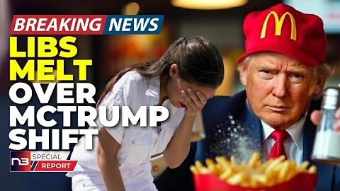 🚨BREAKING: MSNBC Has Total Meltdown Over Trump's McDonald's Shift! Libs Claim Democracy At Risk!