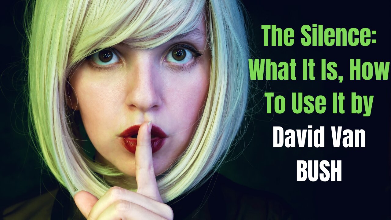 The Silence What It Is How To Use It by David Van BUSH