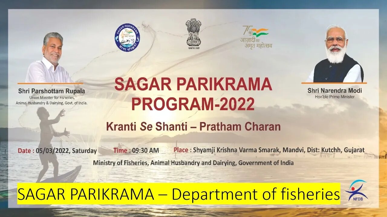 SAGAR PARIKRAMA – Department of fisheries