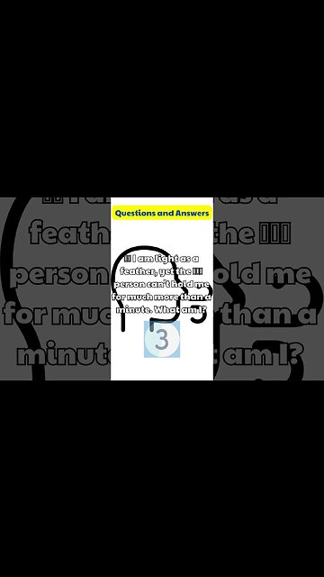 I am light as a feather