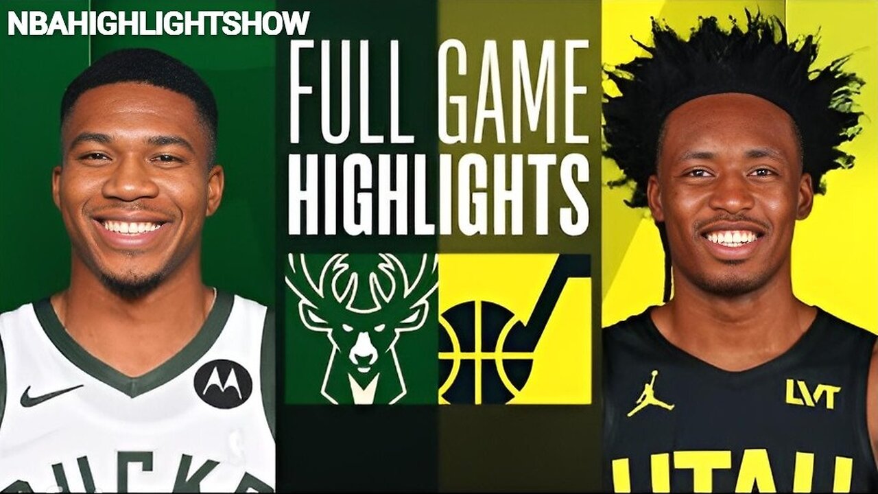 Milwaukee Bucks vs Utah Jazz Full Game Highlights | Feb 4 | 2024 NBA Season