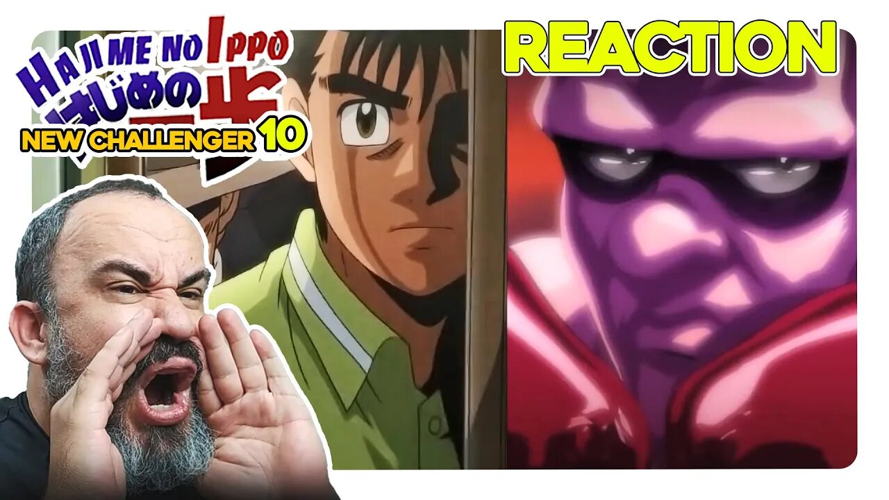 IPPO CONFRONTA SUA INGENUIDADE. | REACT hajime no ippo new challenger episódio 10