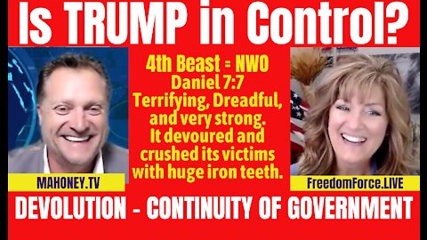 Is Trump in Control? DEVOLUTION + Rev 7:7 The 4th Beast! 11-19-21