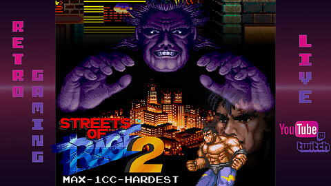 Streets of Rage 2 - Hardest 1CC | OG Hardware / OSSC