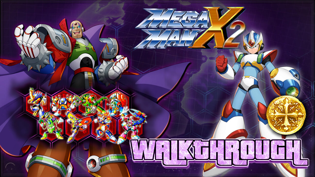 Megaman X2 [PC] - Walkthrough / All Weapons / Shoryuken / 2nd Armor & Zero Parts / Sub & Heart-Tanks