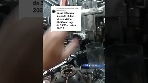 Posso colocar uma lâmpada de 60w 70w na minha moto ??