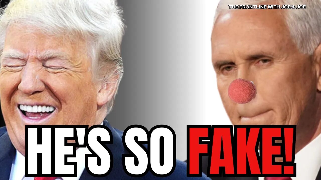 Mike Pence - HE'S SO FAKE!