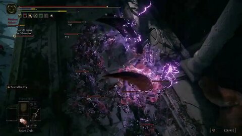 Elden Ring - Invader Gets Pulled Off Edge with Starcaller Cry - Co-operator (Vagabond) PC