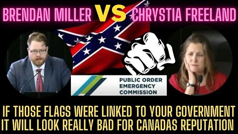 Chrystia Freeland brutalized by Brendan miller, she doesn’t recall anything here but het 4 vaccines