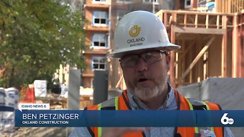 Construction continues to boom in Idaho despite a national decline