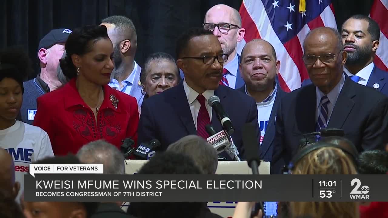 Former NAACP leader Kweisi Mfume wins special election for 7th Congressional District