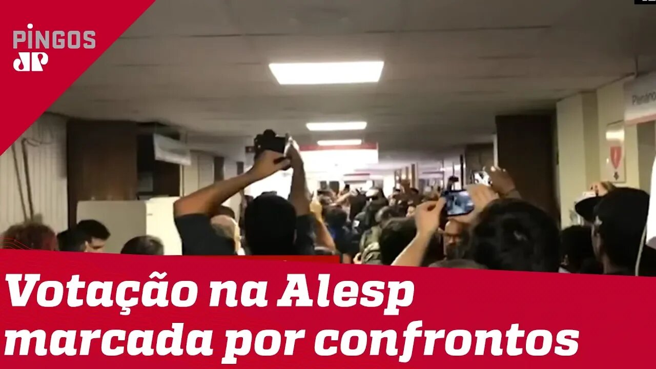 Black Blocs tumultuam votação da Previdência em SP