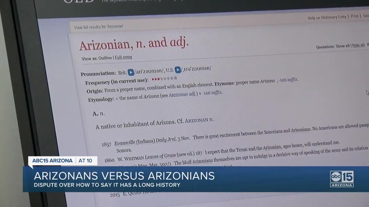 Are you an Arizonan or an Arizonian?