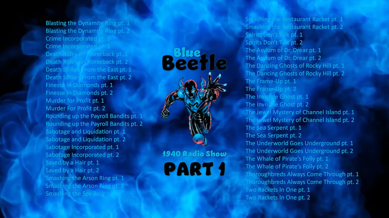 🌟The Blue Beetle - Radio Serial | Classic Crime Fighter 🦸‍♂️ PART 1