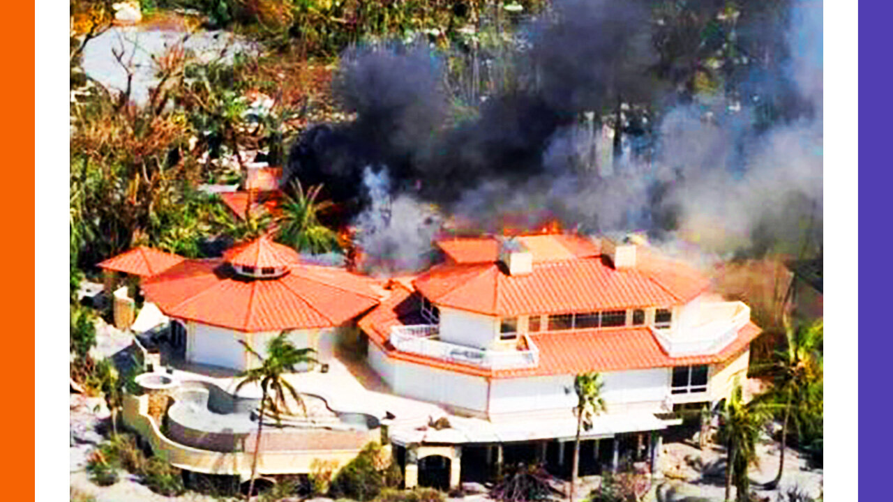 Tesla Fire Burns Down Home That Survived Hurricane Ian