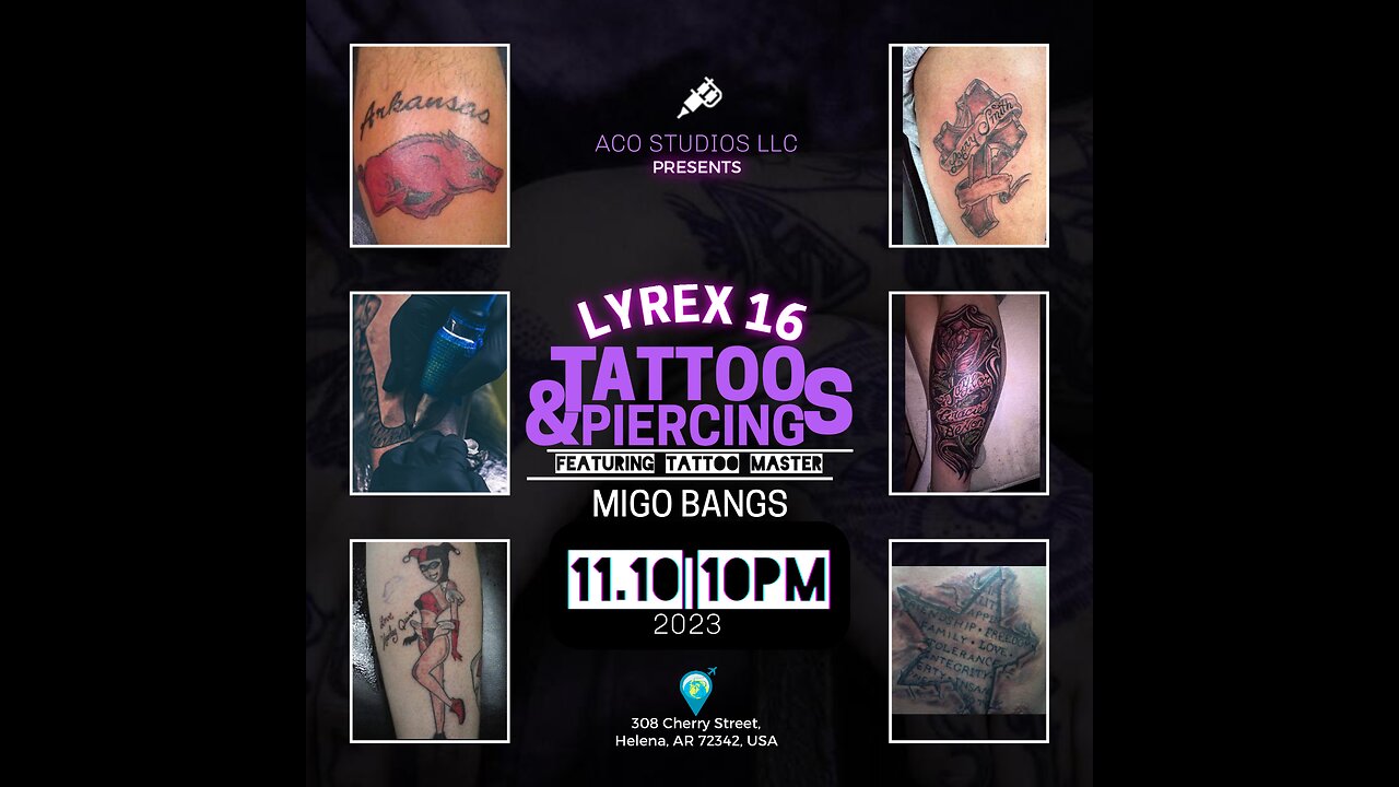 LyreX ep16 | TATTOOs & PIERCINGs