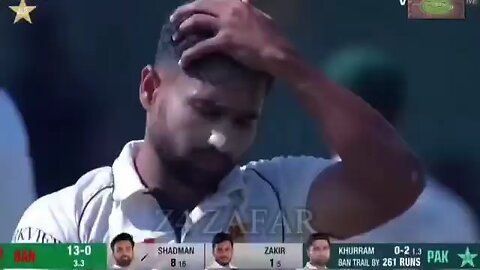 Pak vs ban 2nd test day 3 highlights