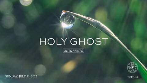 Holy Ghost | July 31 2022 | Hielke Bakker