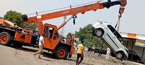 Maruti Swift dzire VS auto rickshaw accident 😭😞