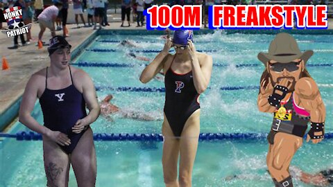 Recordbreaking Female Transgender Swimmer Lia Thomas, Gets Beat By Male Transgender