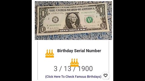 Fancy Dollar notes. Birthday notes