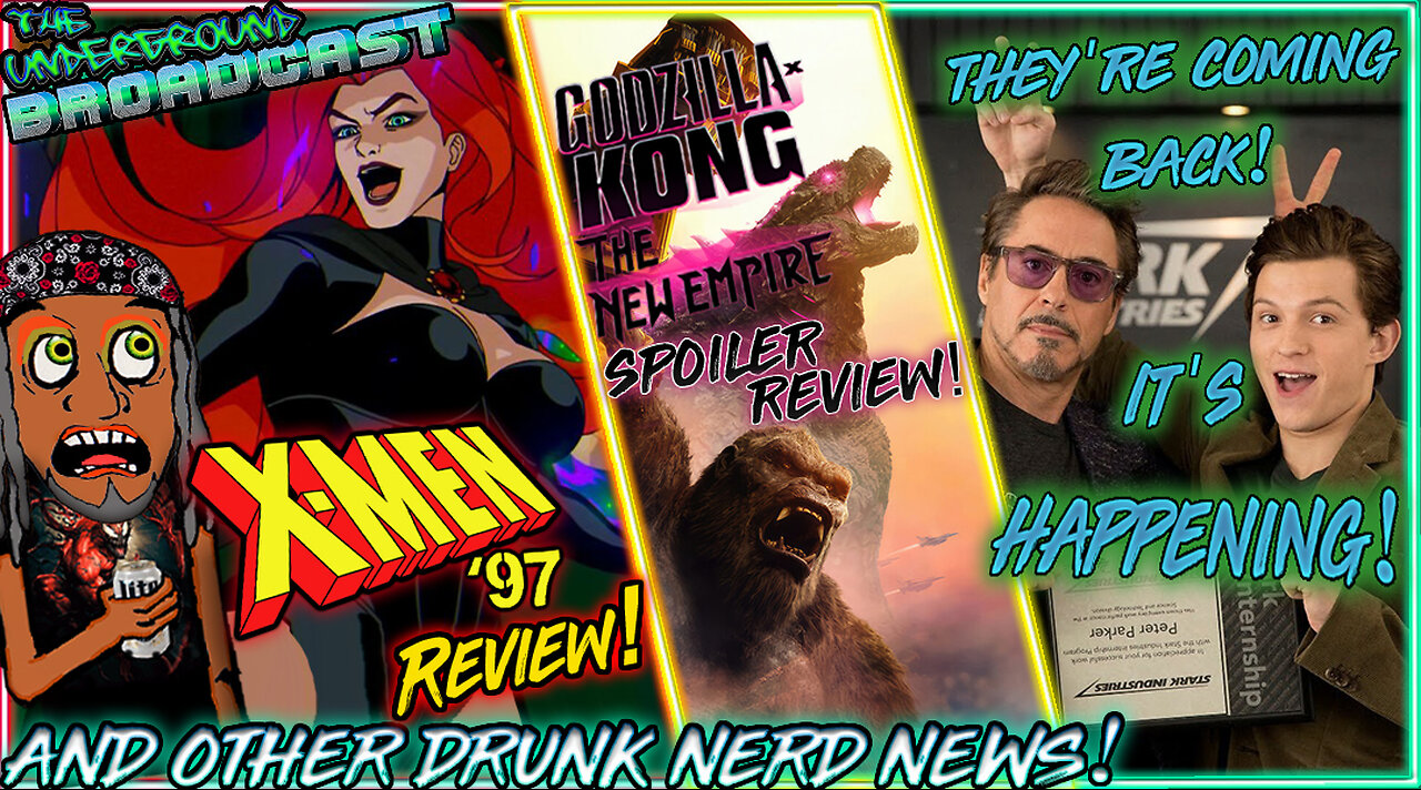 The Underground Broadcast #7 - Drunk Pop Culture & Comicbook Nerd News!