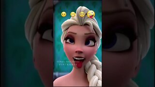 Elsa viral emoji challenge Tiktok ❤❤