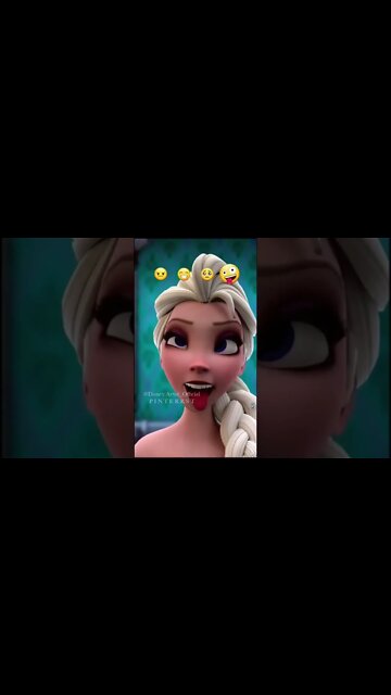 Elsa viral emoji challenge Tiktok ❤❤