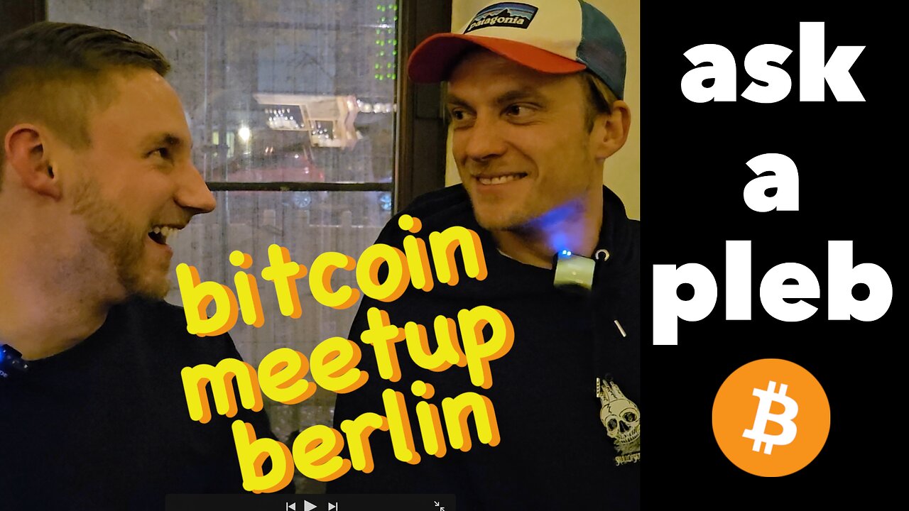 Frag einen Pleb - Bitcoin-Enthusiasten beim Bitcoin Meetup im FriedelRichter in Berlin (EN SUBS)