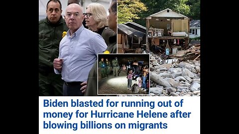 democrat mayorkas kamala fema give $750 hurricane victim but $billions to illegals, israel & ukraine