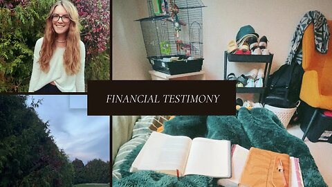 Financial Testimony 🙌🏼