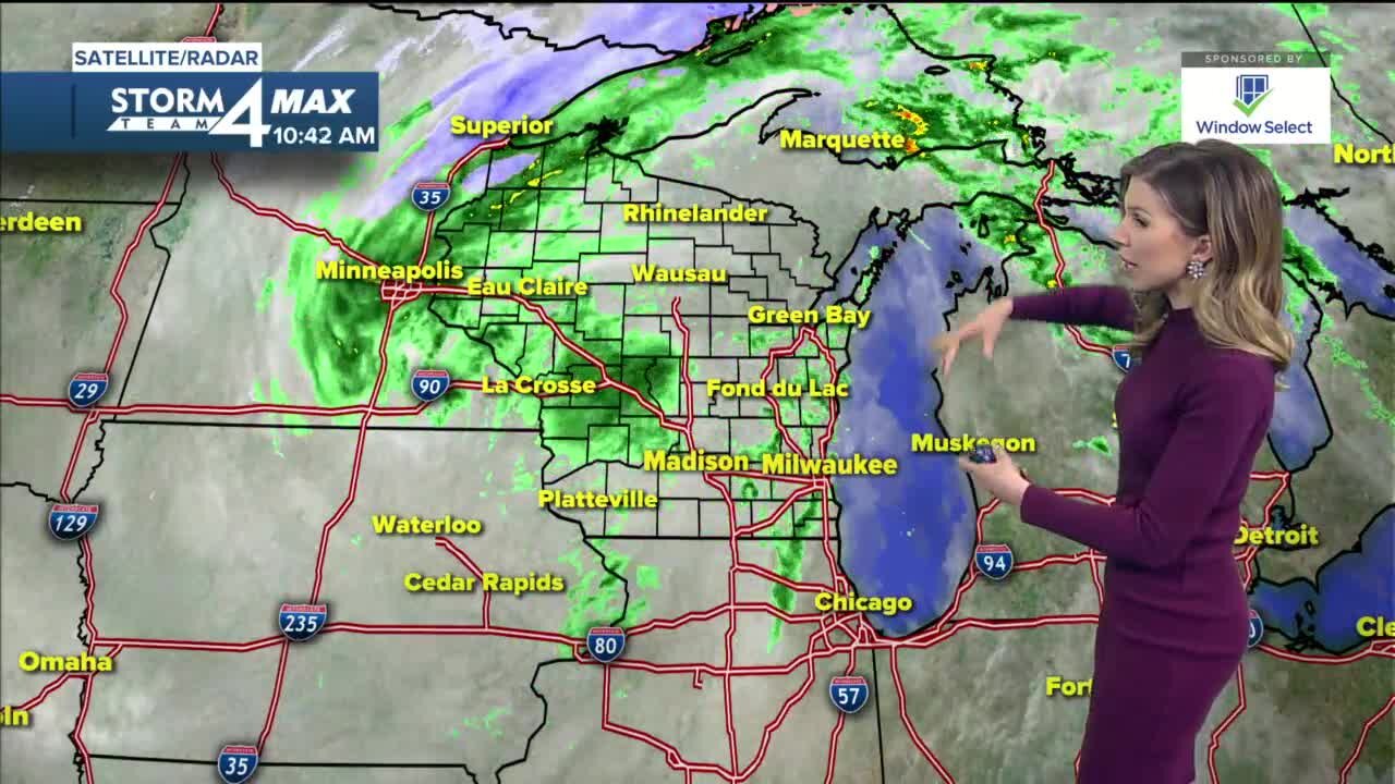Cloudy, windy Wednesday with scattered showers