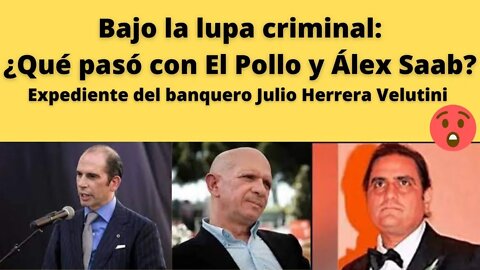 1) ¿QUÉ OCURRIÓ CON LOS CASOS DEL POLLO CARVAJAL Y ÁLEX SAAB? 2) EL BANQUERO JULIO HERRERA VELUTINI