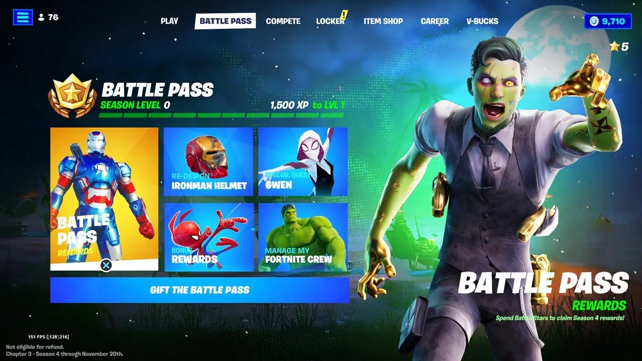 First Look at Fortnite Season 4 Chapter 3 Battle Pass