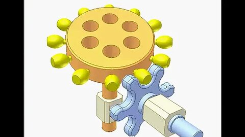 2864 Space pin gear drive 2