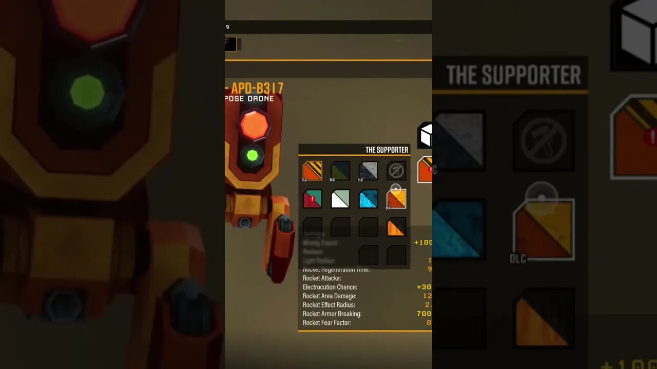 deep Rock galactic bought all the upgrade mods for my little robot buddy